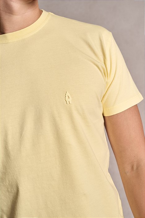 Camiseta Básica Amarelo Claro Ankor
