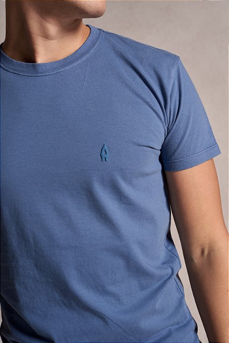 Camiseta Básica Azul Jeans Ankor