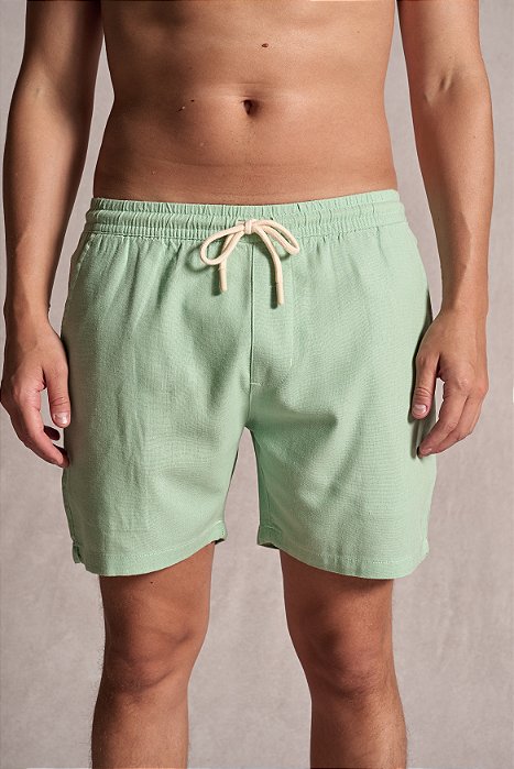 Shorts Linho Verde Claro Ankor