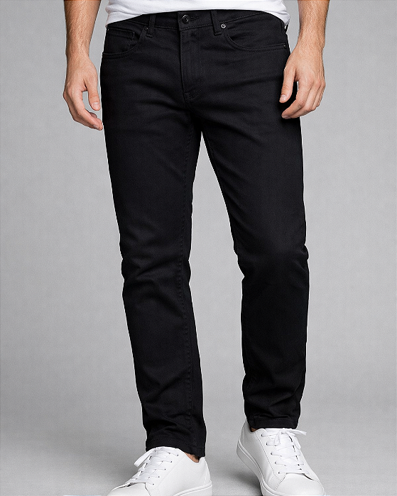 Calça Jeans Preta Slim Pollice Office Ref:3818