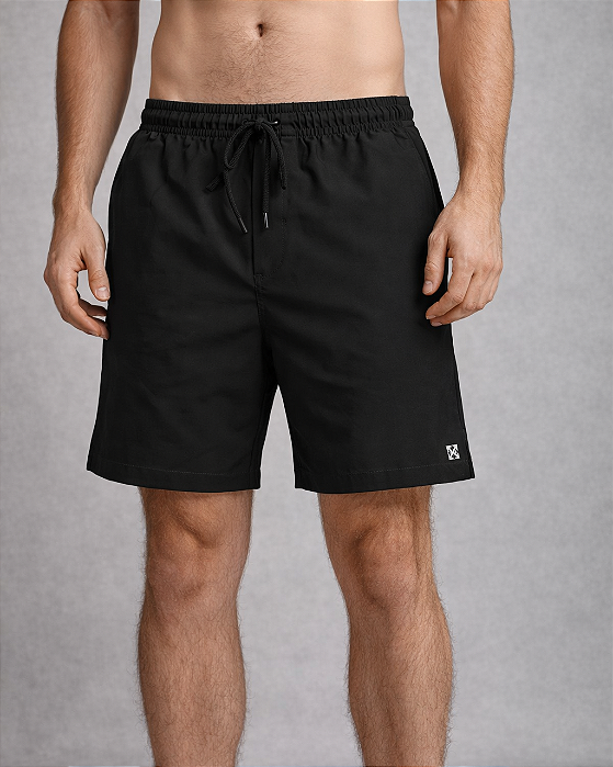 Shorts Sport Acqua Preto Kawipii