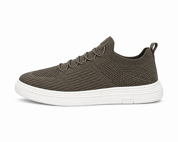 Tenis Knit Marrom Ogochi