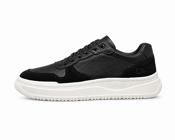 Tenis em Couro Nivus Preto Ogochi