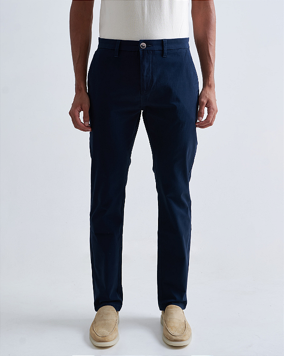 Calça Chino Classic Azul Marinho Ankor