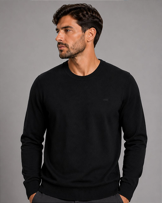 Suéter Preto King&Joe