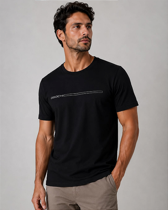 Camiseta Concept Slim Preta Ogochi
