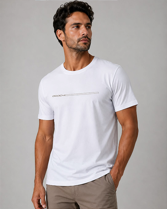 Camiseta Concept Slim Branca Ogochi