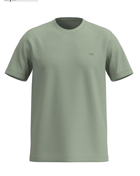 Camiseta Basica Verde Chiaro Hangar 33