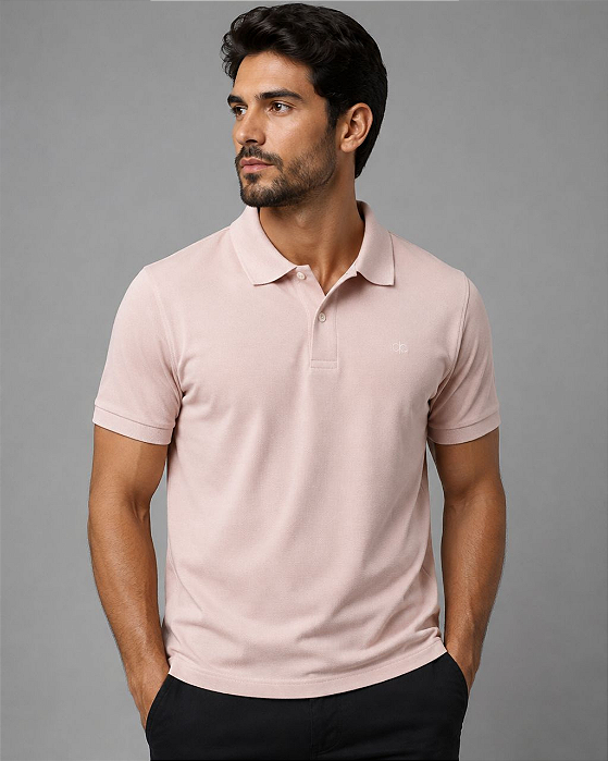 Gola Polo Piquet Slim Rosa Invicci
