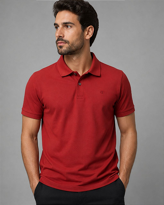 Gola Polo Piquet Vermelha Invicci