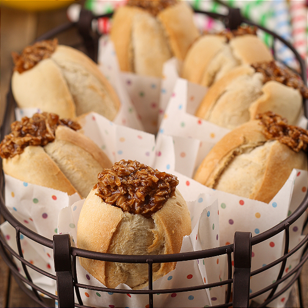 Mini Pão Francês Caixa