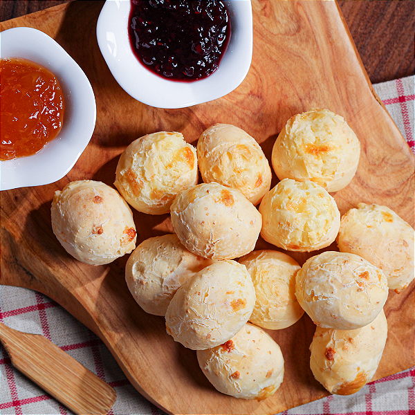 Pão de Queijo Congelado Coquetel Caixa