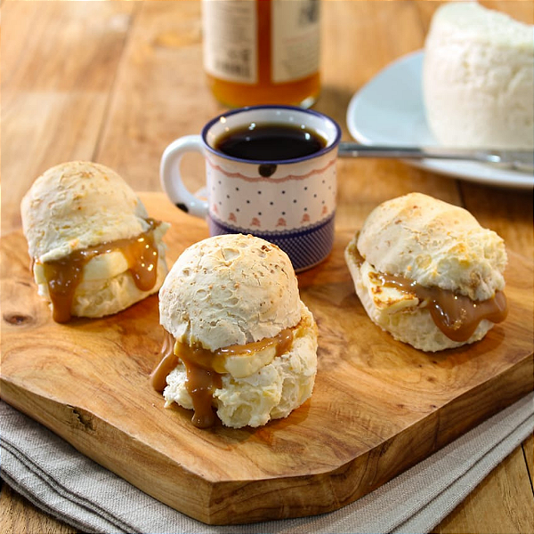 Pão de Queijo Congelado Maxi Caixa