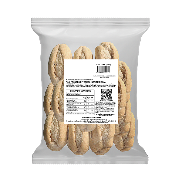 Pão Francês Integral Caixa