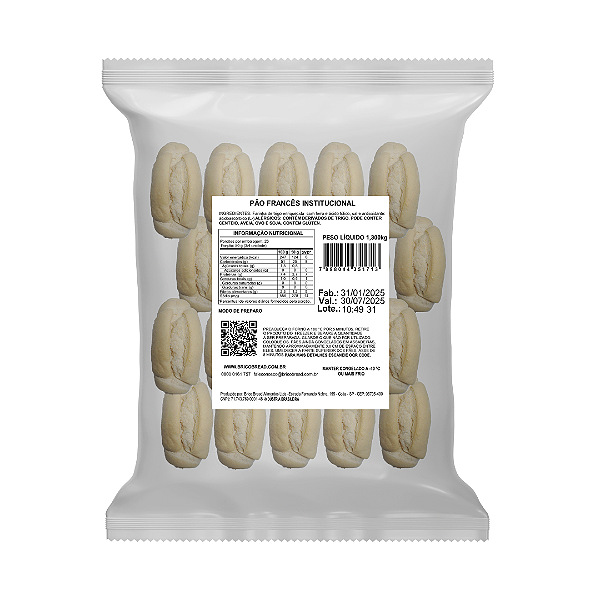 Pão Francês Tradicional caixa