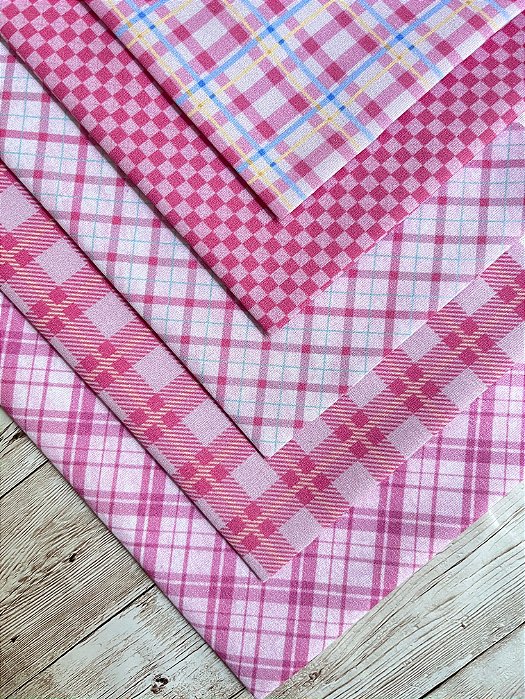 Kit Composê Xadrez Rosa (30x60cm)