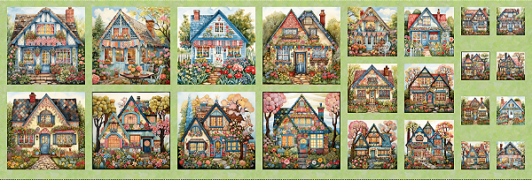 Painel Casas e Quilt
