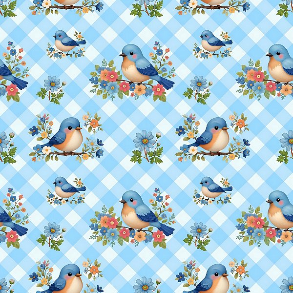 D1122 - Blue Birds Xadrez