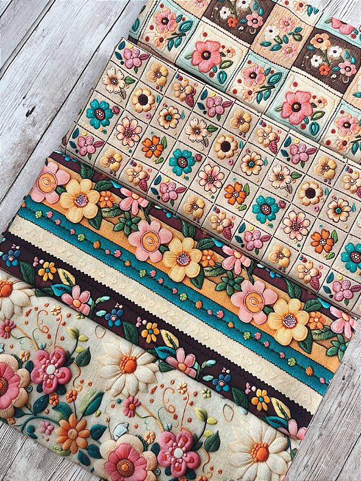 Kit Digital Exclusivo Floral Country