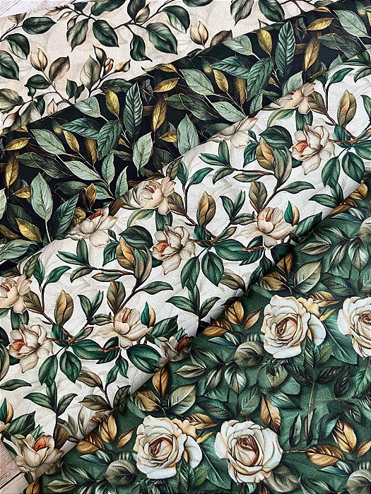 Kit Digital Floral Green