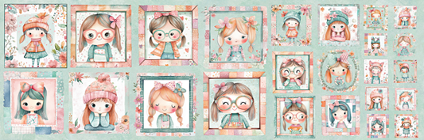 Painel Meninas Olivia