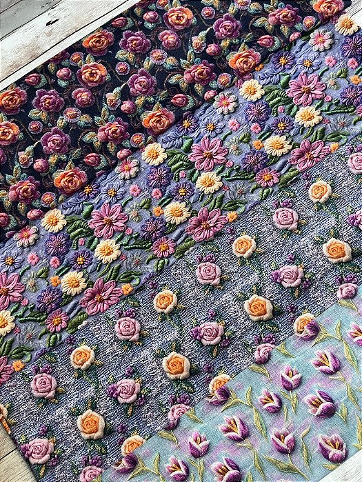 Kit Digital Exclusivo Florzinha Lilac