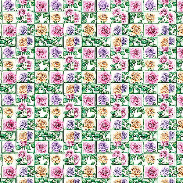 Digital Green Purple Flores e Patch Flores