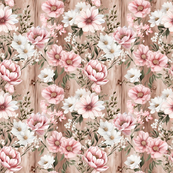 D1683 - Wooden Flowers