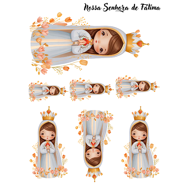 111358- Estampa Fácil Nossa Senhora de Fátima