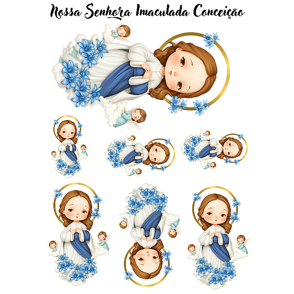 111359- Estampa Fácil Nossa Senhora Conceição