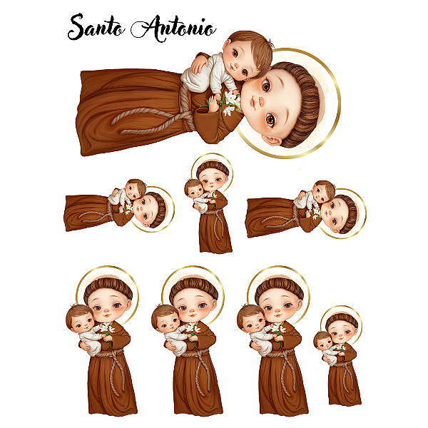 111363 - Estampa Fácil Santo Antonio