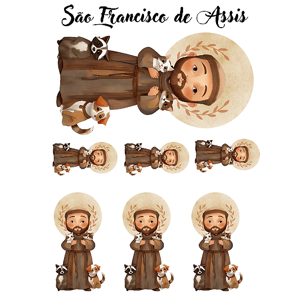 111367 - Estampa Fácil São Francisco De Assis