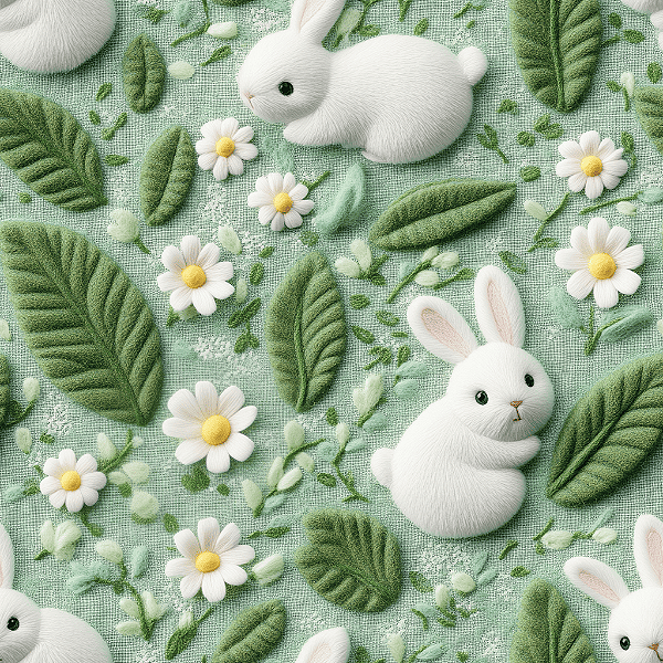 DP125 - Coelho Daisy Verde