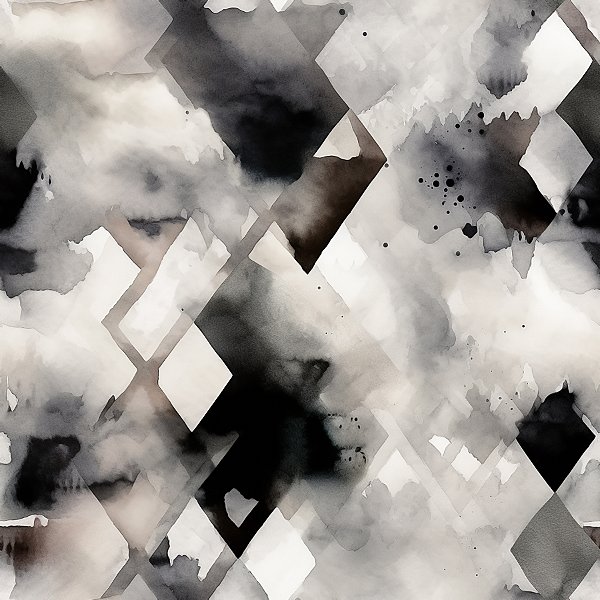 D2200 - Dusty Black Losangos