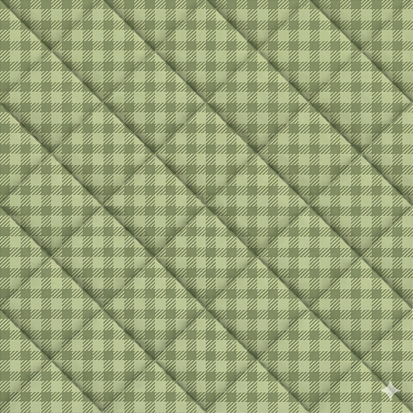 M909347 - MATELASSÊ - Xadrez Verde Cana