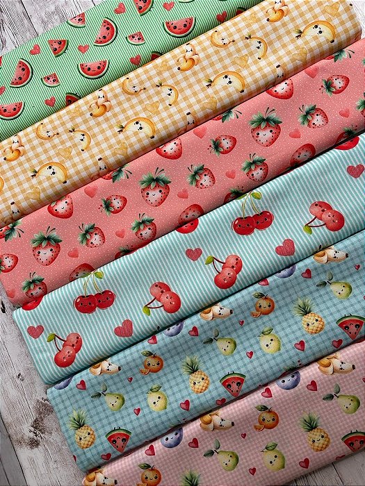 Kit Digital Frutinhas Kawaii