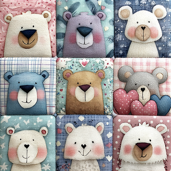 D2408 - Patch Bichinhos Ursinhos