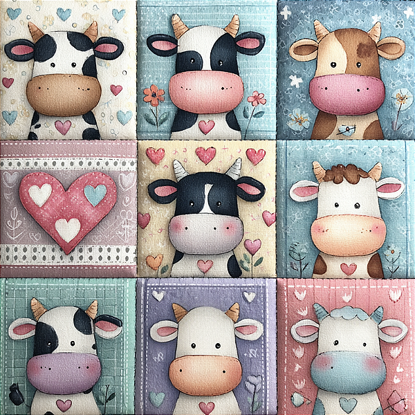 D2409 - Patch Bichinhos Vaquinhas
