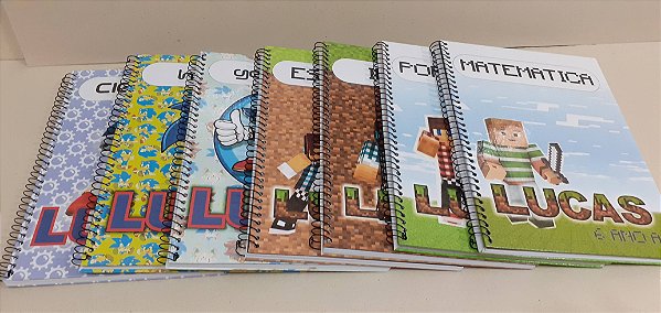 Caderno Escolar Personalizado