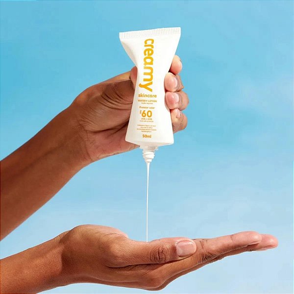 Creamy Protetor Solar Watery Lotion FPS 60 - 50ml