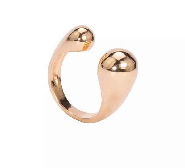 Anel Bubble Dourado - 20