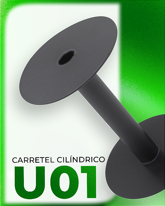 Kit 10 Carretel Cilíndrico U01