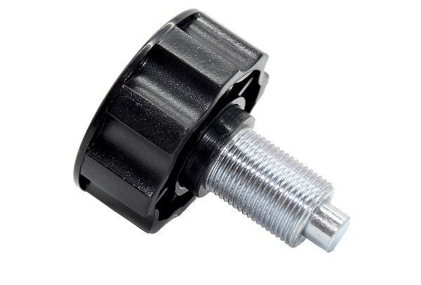 Kit 2 Manipulo Trava Preto M20x27 com puxe para Academia