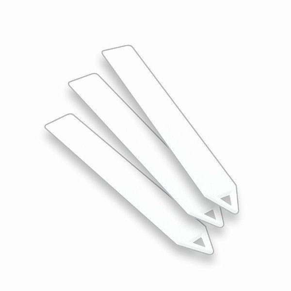 Kit 50 Etiqueta para Identificação de Flores - Cor Branco