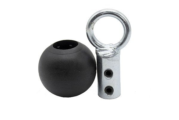 Kit 5 Terminais Para Cabo De Aço Ø6mm + 10 Bolinha para terminal 2 polegadas