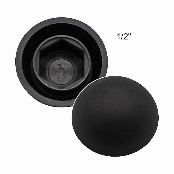 Kit 12 Peças- Acabamento Calota Parafuso Sextavado 1.1/2