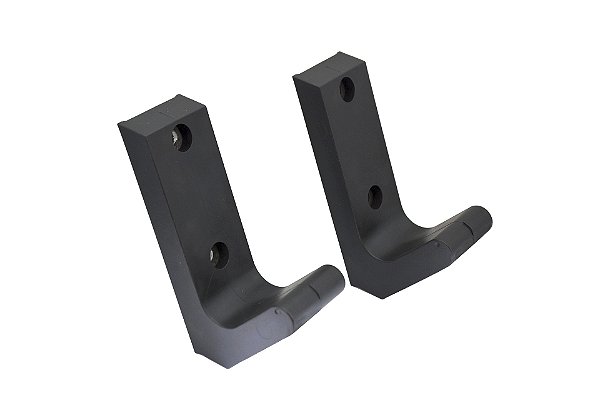4 Pares Suporte de Barra J - Apoio Reto