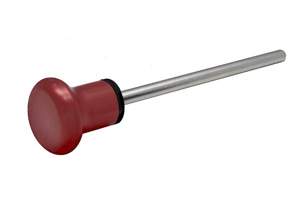 Kit 3 unidades - Pino Trava Alumínio C/ Imã - Vermelho