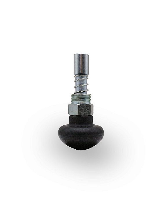 Kit 2 Puxador S/ Corpo Com Rosca M20 - Preto