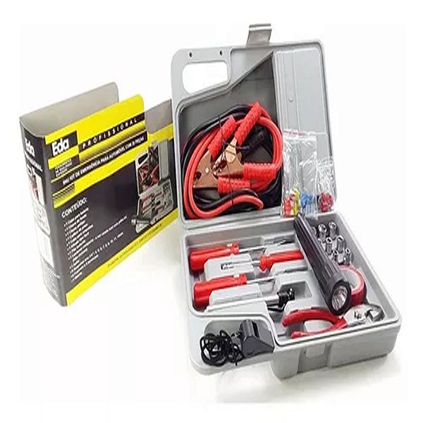 KIT DE FERRAMENTAS AUTOMOTIVAS PARA EMERGÊNCIA 32 PÇS